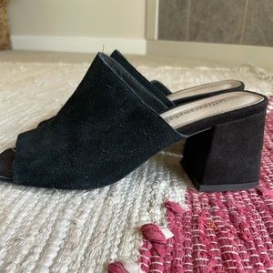 Jeffery Campbell suede slides